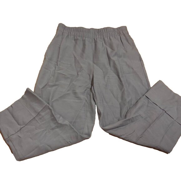 Zara Pants - Zara Women’s Gray Cropped Pants Wide Leg w/ Pockets SUPER SOFT - Size M